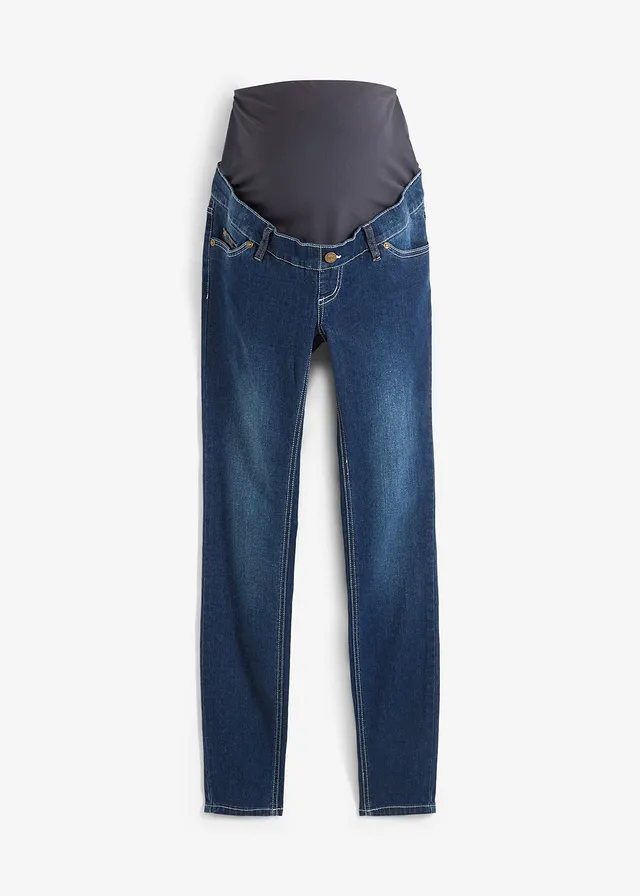 Skinny zwangerschapsjeans, Kleur: nachtblauw denim