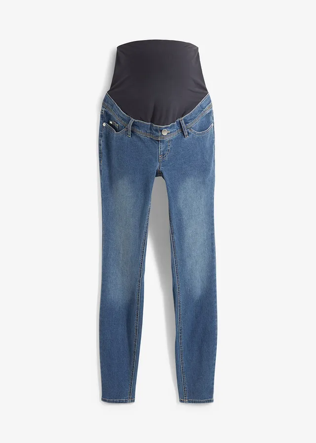 Kismama farmer, Skinny, szín: középkék denim