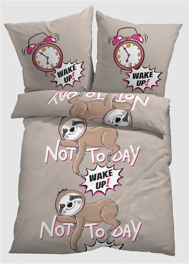 Lenjerie de pat din material cu bumbac