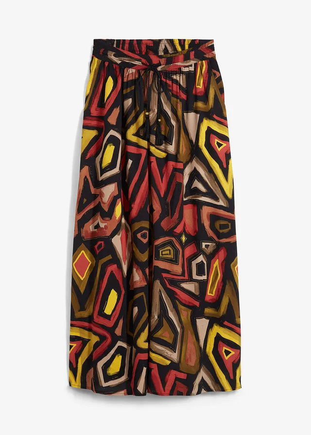 Maxi sukňa z padavej viskózy