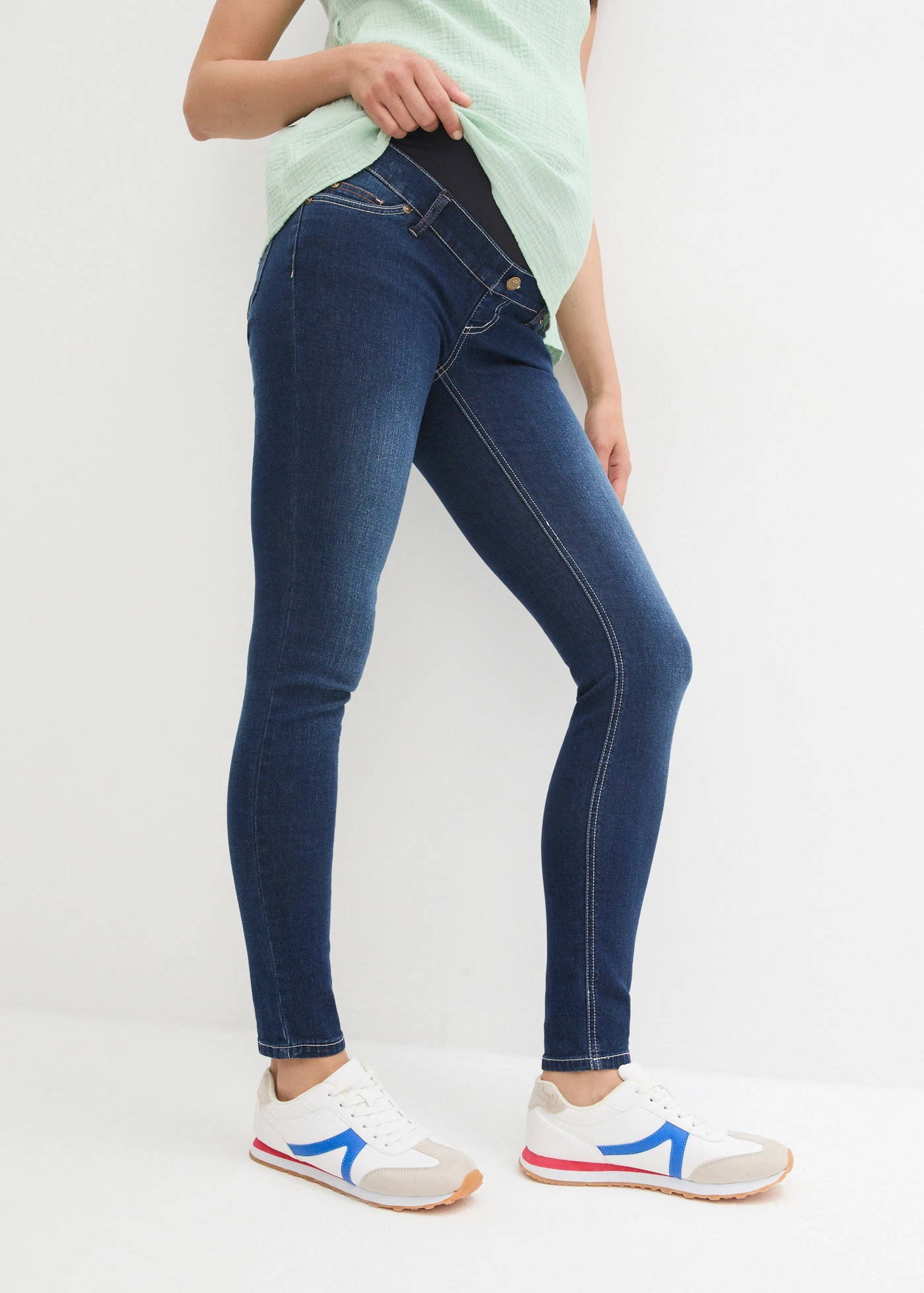 Kismama farmer, Skinny • éjkék denim • bonprix áruház