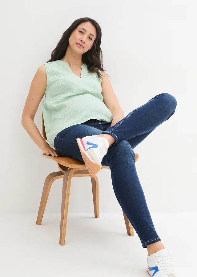 Skinny zwangerschapsjeans • nachtblauw denim • product-page.page-title-suffix
