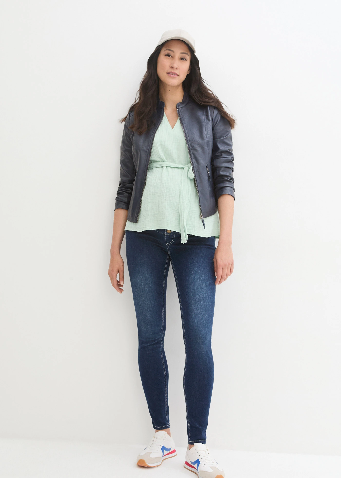 Těhotenské džíny Skinny • nočně modrý denim • bonprix obchod