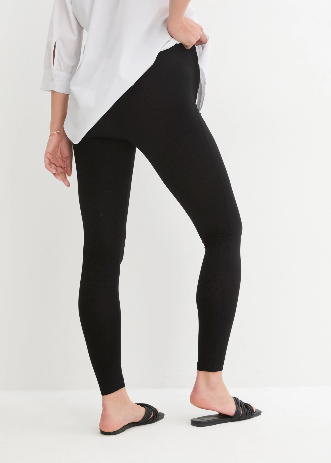 Lot de 2 leggings de grossesse • noir + noir • Boutique bonprix