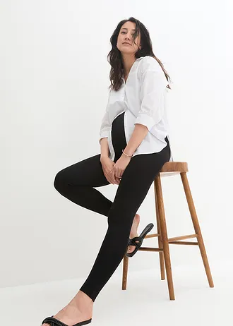 Lot de 2 leggings de grossesse • noir + noir • Boutique bonprix