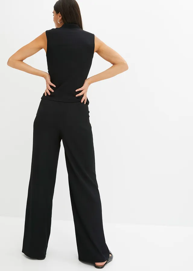 Ensemble en jersey, Couleur: noir