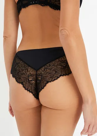 Brazilské kalhotky (2 ks v balení) • černá • bonprix obchod