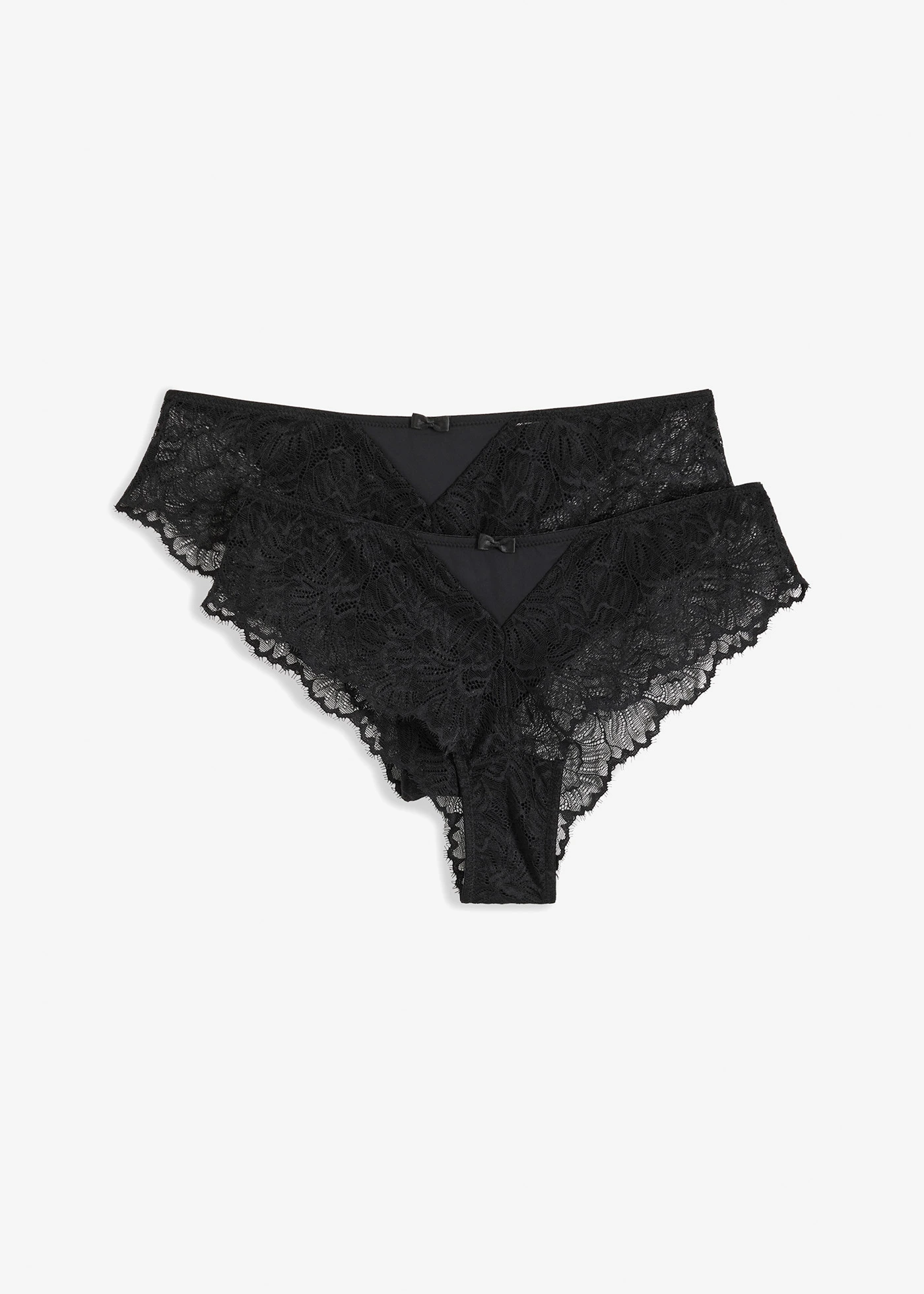 Brazilské kalhotky (2 ks v balení) • černá • bonprix obchod