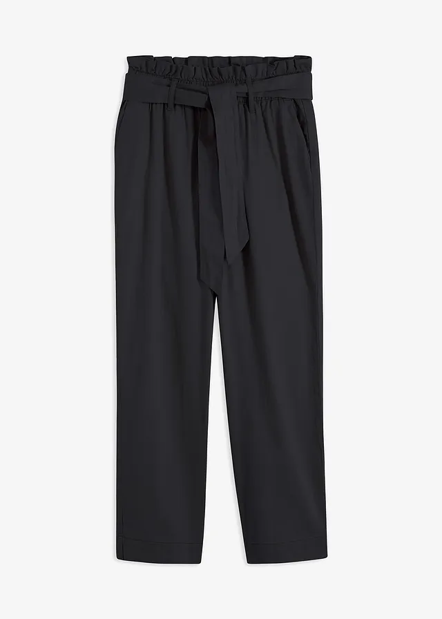 Pantaloni subțiri twill cu bată comodă