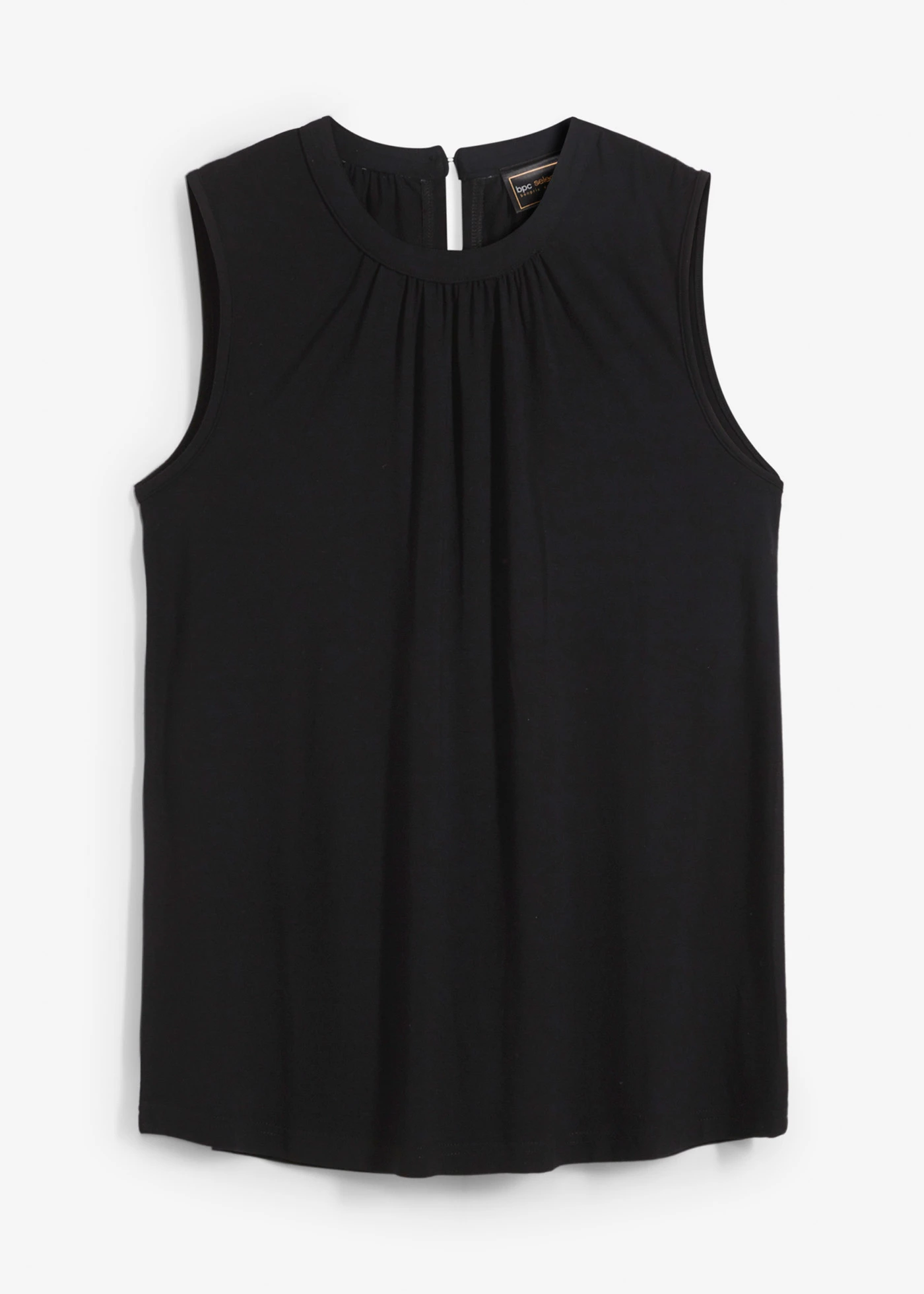 Blouse sans manches en jersey • noir • Boutique bonprix