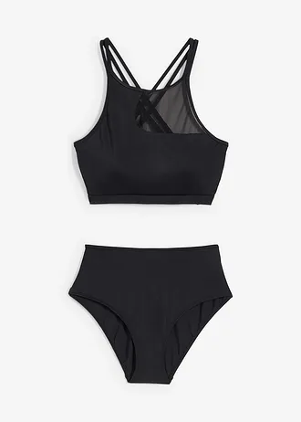 Bikiny s podprsenkovým topem (2dílná souprava), barva: černá