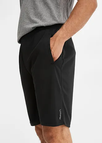 Sportovní šortky, rychleschnoucí • černá • bonprix obchod