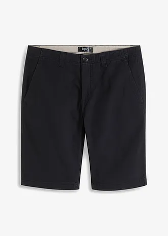 Bermuda chino 100% coton, regular, Couleur: noir