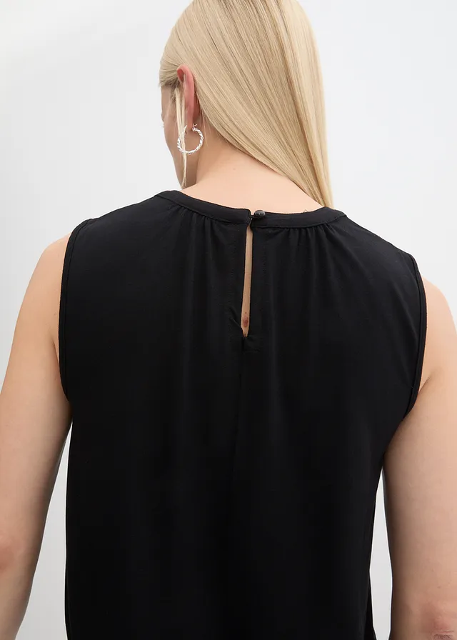 Blouse sans manches en jersey • noir • product-page.page-title-suffix