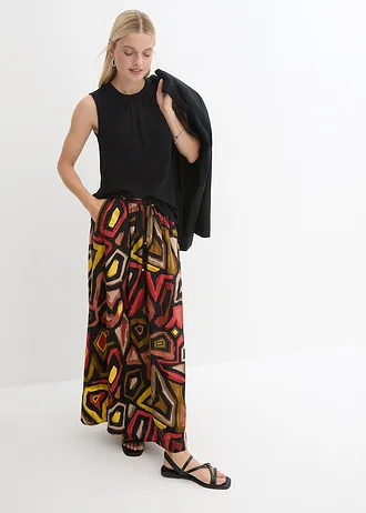 Blouse sans manches en jersey • noir • Boutique bonprix