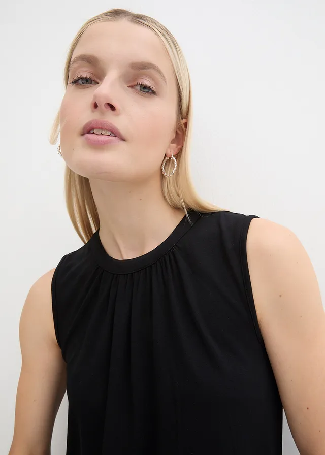Blouse sans manches en jersey • noir • product-page.page-title-suffix