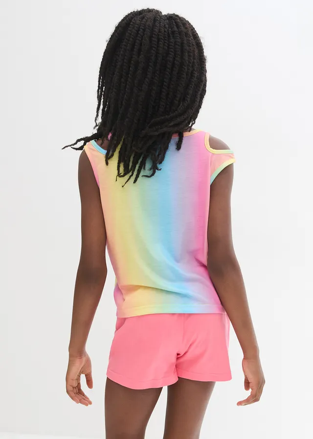 Meisjes top en short (2-dlg. set), Kleur: roze
