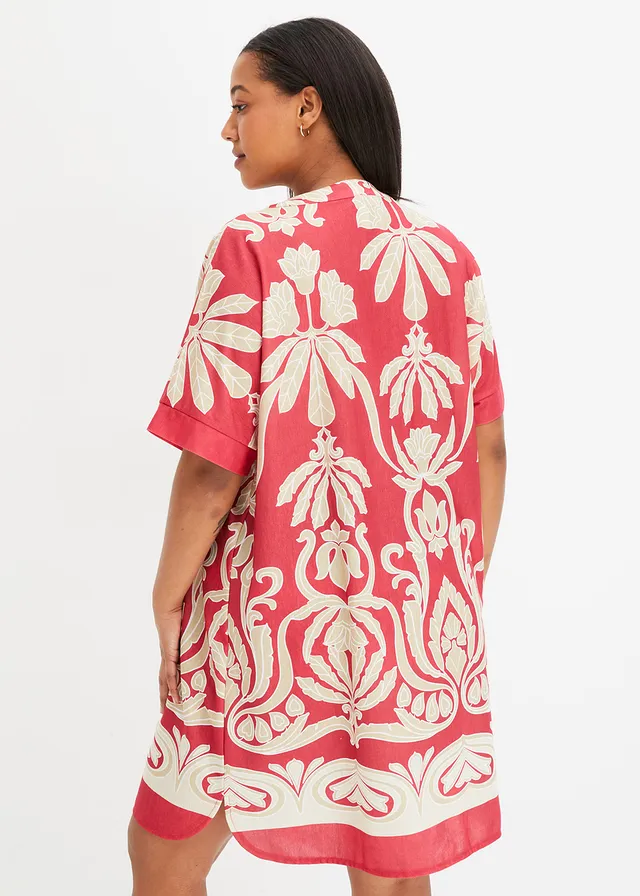 Tuniekjurk, Kleur: rood-crème