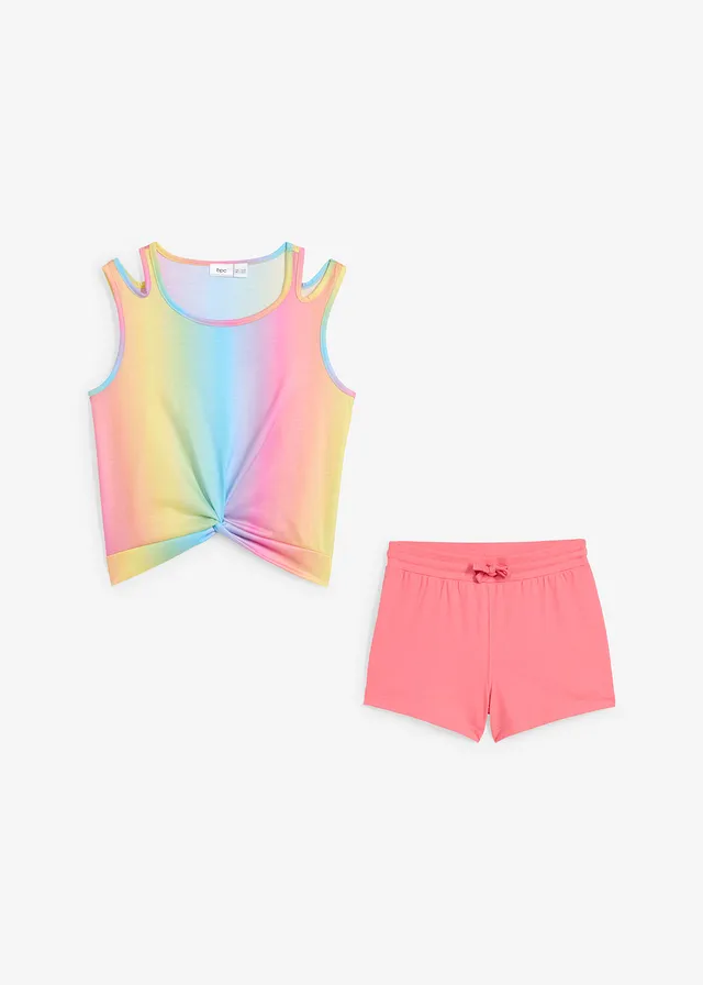 Top et short fille (ens. 2 pces.)