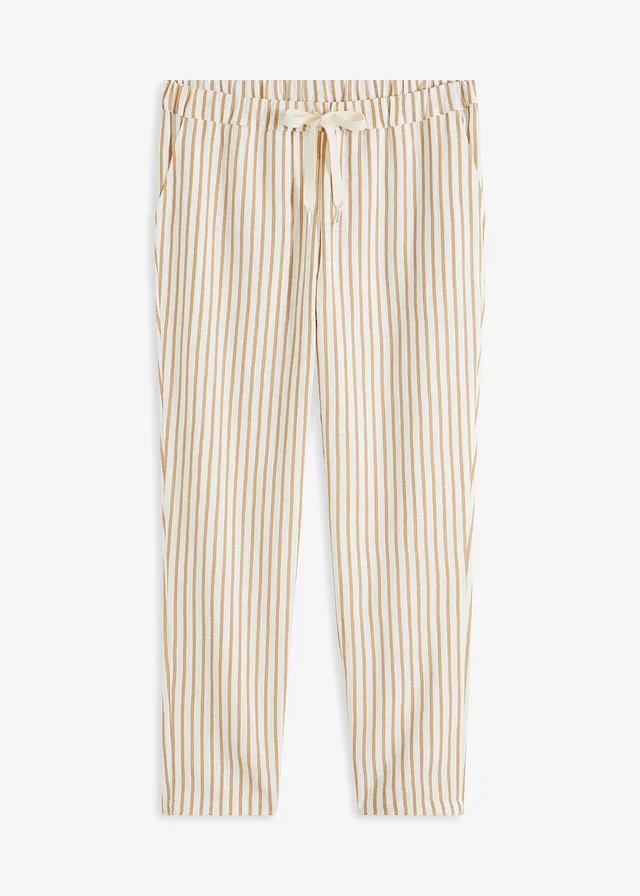 Pantaloni cu aspect de in