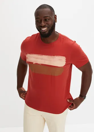 T-shirt 100% coton, Couleur: rouille