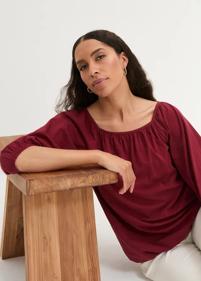 Blouse en jersey 100% coton • grenade • product-page.page-title-suffix