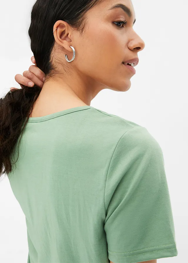 T-shirt à imprimé • vert pin imprimé • product-page.page-title-suffix