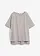 Oversized T-shirt met splitten opzij, Kleur: schaduwgrijs