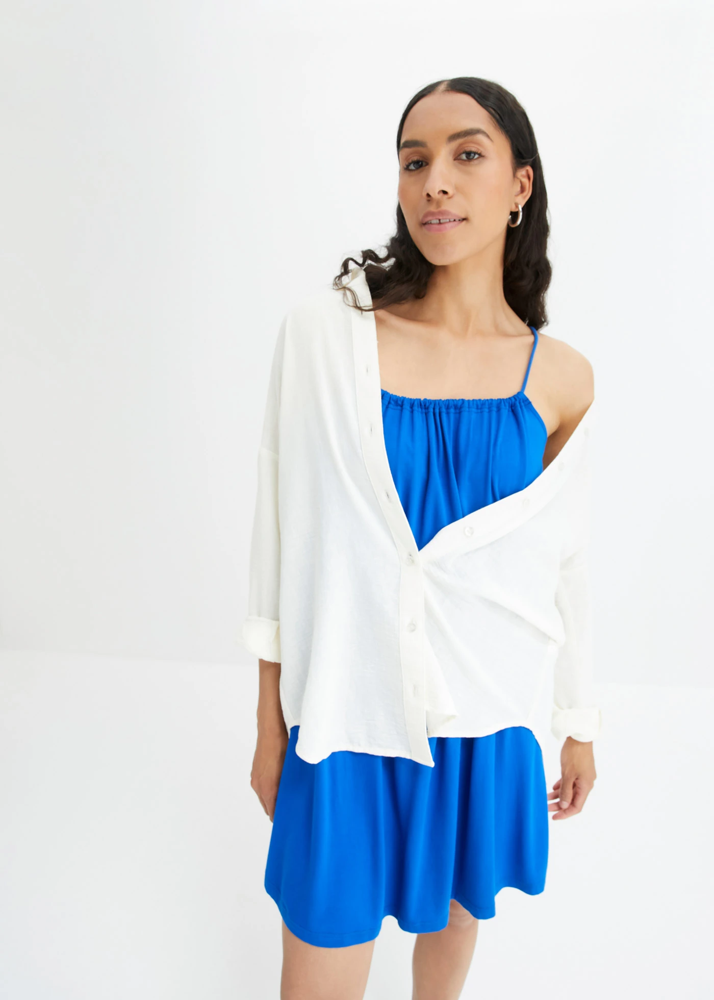 Jersey jurk van viscose • arctisch blauw • bonprix online shop
