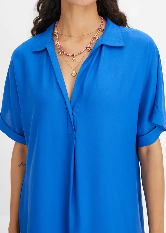 Robe col chemise à poches • bleu arctique • product-page.page-title-suffix