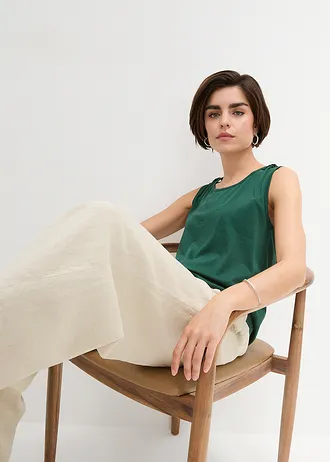 Top s krajkou • tmavě zelená • bonprix obchod