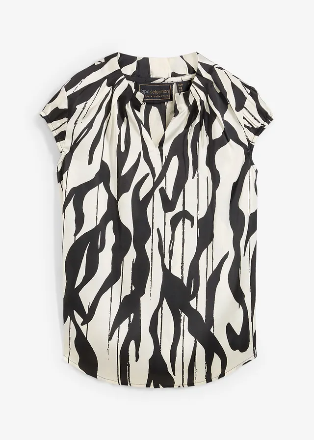 Saténový blúzkový top