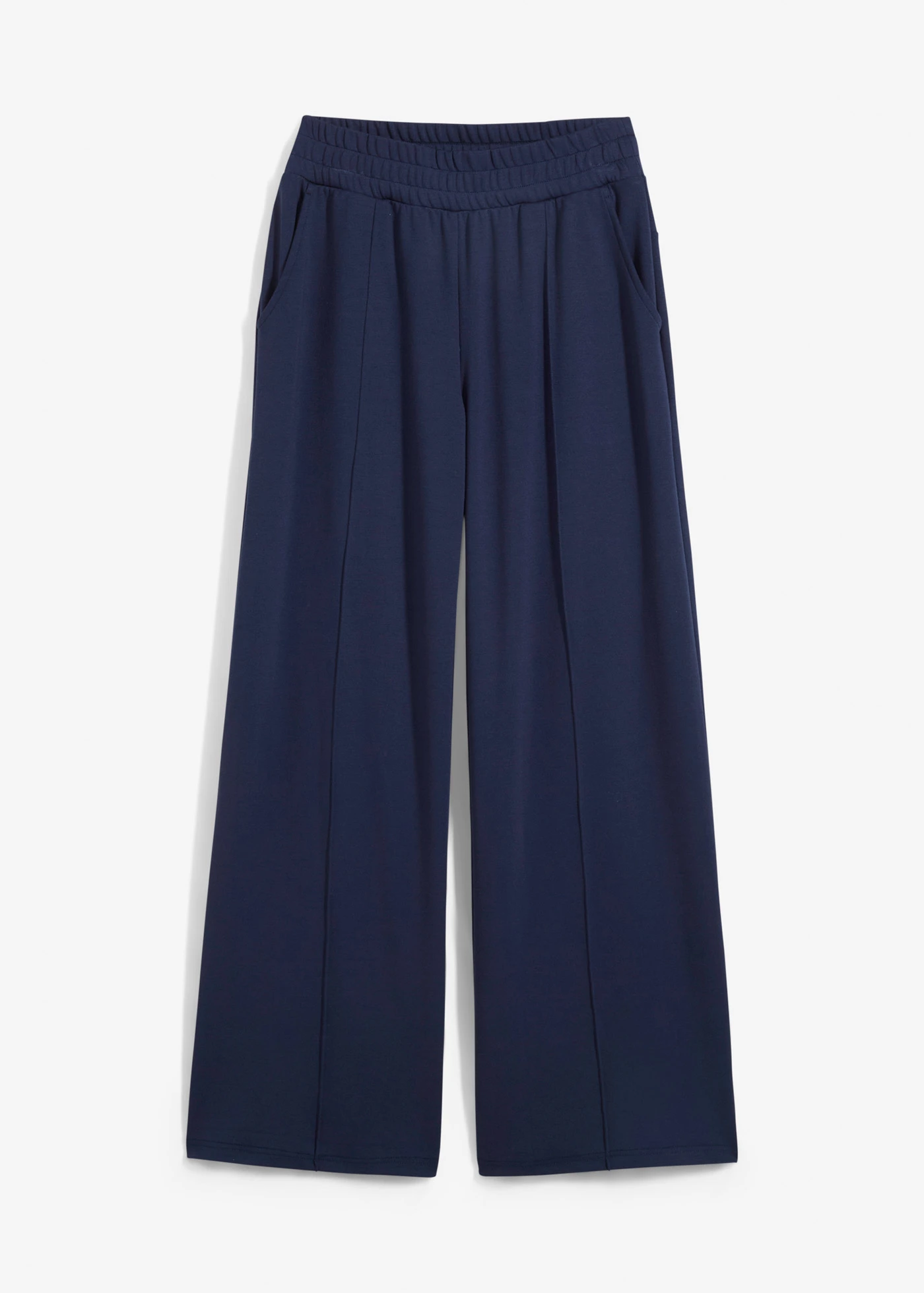 Jersey Marlene Dietrich broek • donkerblauw • bonprix online shop