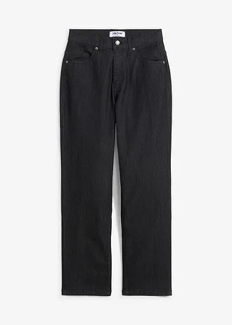 Extra Loose Fit farmer állítható derékpánttal, Straight • szürke denim • bonprix áruház