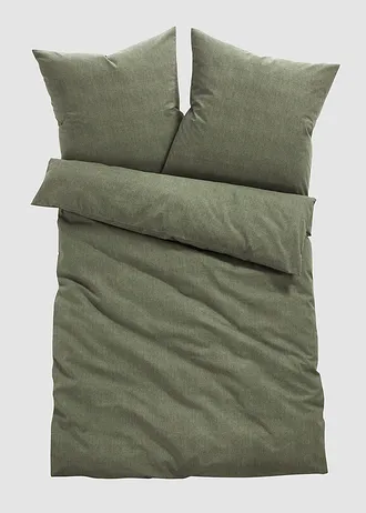 Lenjerie de pat din linou, cu aspect de in