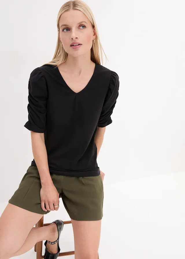 T-shirt à manches bouffantes • noir • product-page.page-title-suffix