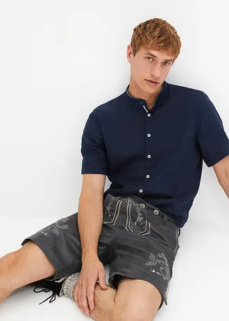 Chemise manches courtes légère • bleu foncé • Boutique bonprix