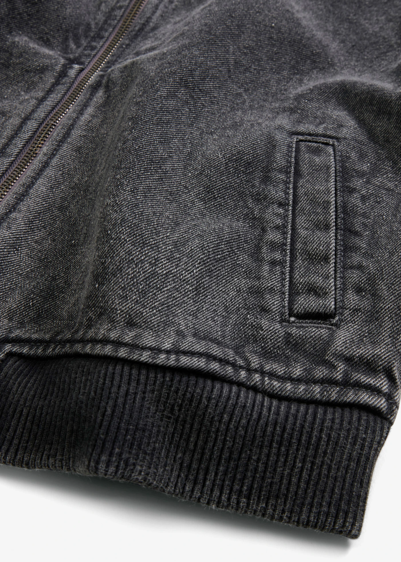 Džínový  bluzon • tmavě šedý denim used • bonprix obchod