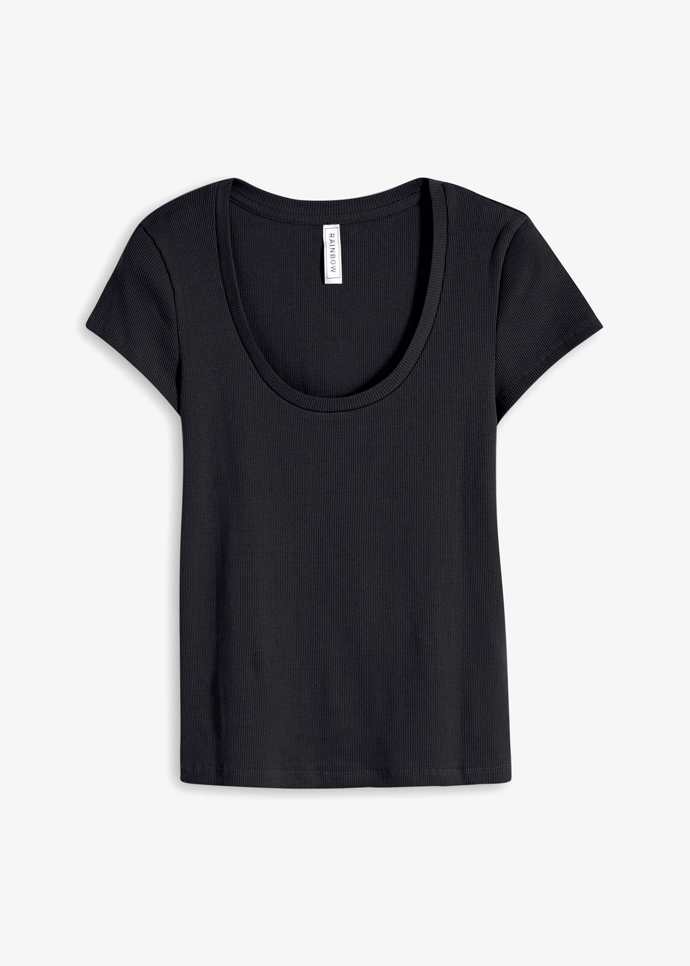 T-shirt z czystej bawełny organicznej • czarny • sklep bonprix
