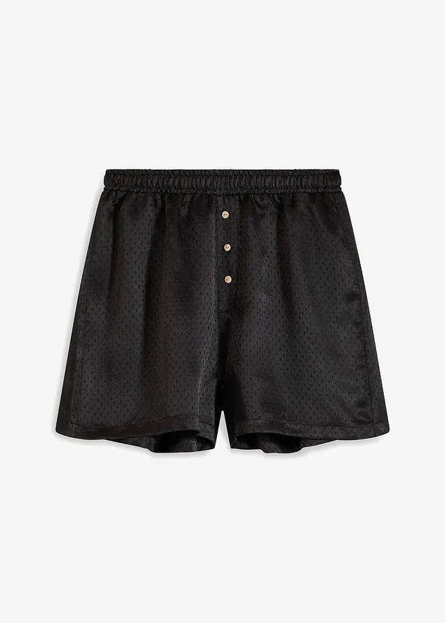 Pantaloni scurţi din satin