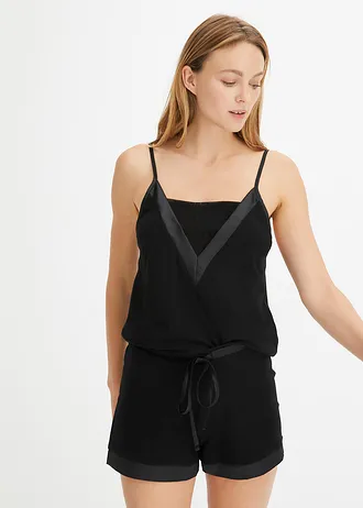 Shortama van zachte viscose mix • zwart • bonprix online shop