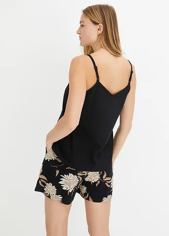 Shortama van puur katoen • zwart • bonprix online shop