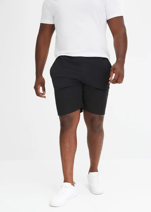 Pantaloni scurți sport, cu uscare rapidă, culoare: negru