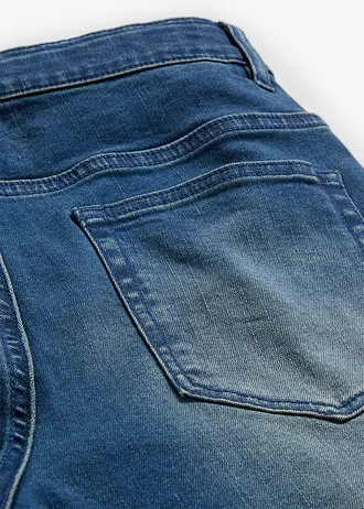 Blugi Loose Fit drepți, cu talie ajustabilă • albastru denim • magazin bonprix