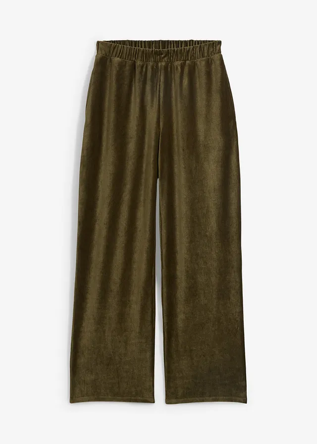 Široké kordové nohavice