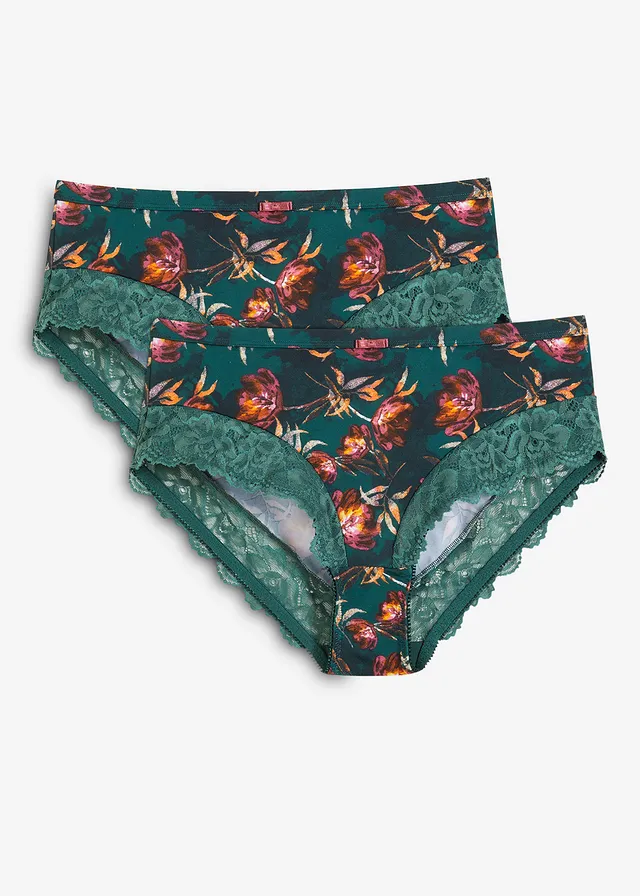 Chilot maxi cu dantelă fină (set/2 buc.)