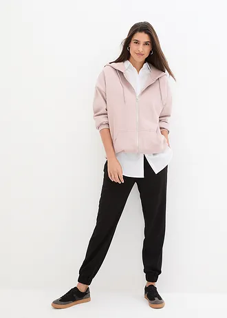 Broek met elastische band en strikkoordjes • zwart • bonprix online shop