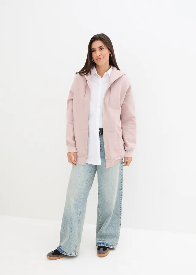 Sweatvest met capuchon • zilverpaars • product-page.page-title-suffix