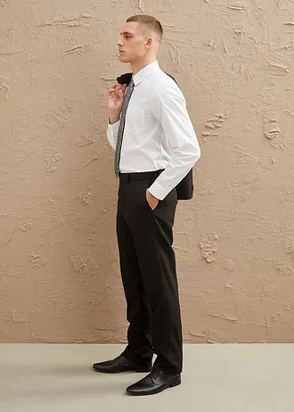 Oblek s košilí a kravatou (4dílná souprava), Regular Fit • černá • bonprix obchod