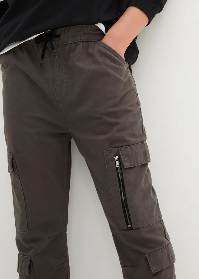 Jongens cargo broek, regular fit • antraciet • product-page.page-title-suffix